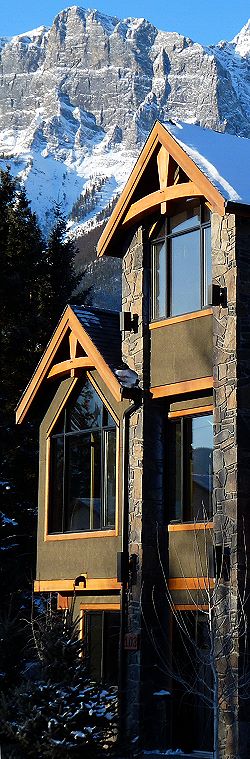 The Caffaro Fusion Mountain Townhomes in Canmnore