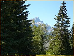 North Face of Mount Rundle from Canmore property