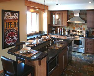 Functional kitchen amenities