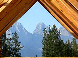 Stupendous views from large windows